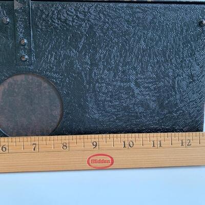 Lot 176: Black Star Antique Iron, Unique Metal Box and More 