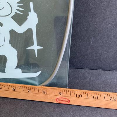 Lot 168: Skiing Lot with Paper Cutting Art