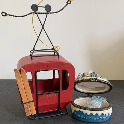 Lot 167: Vail Skiing, Handmade Frame, Unique Bird Feeder & More Ski Lot