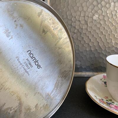 Lot 160:  China Teapot, Cherry Bark Tea Canister & More