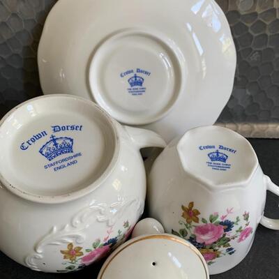 Lot 160:  China Teapot, Cherry Bark Tea Canister & More
