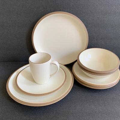 Lot 162:  Dansk Santiago White Dinnerware & Serving Set (Service for 4)