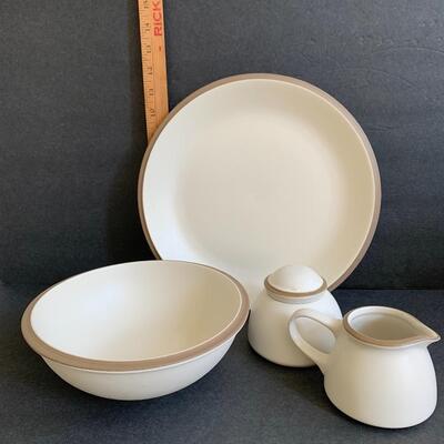Lot 162:  Dansk Santiago White Dinnerware & Serving Set (Service for 4)
