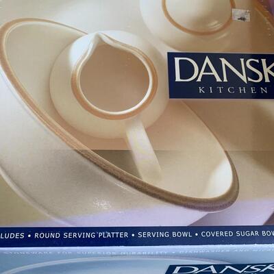 Lot 162:  Dansk Santiago White Dinnerware & Serving Set (Service for 4)