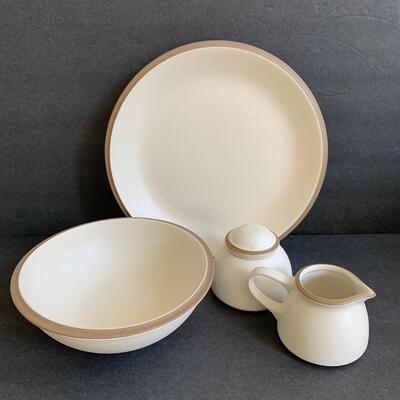 Lot 162:  Dansk Santiago White Dinnerware & Serving Set (Service for 4)