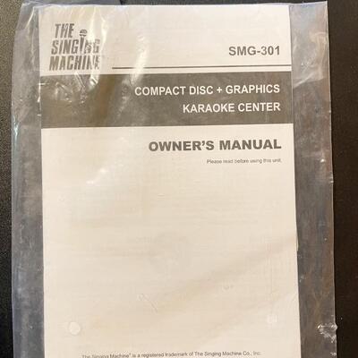 â€œTHE SINGING MACHINEâ€ SMG-301 KARAOKE MACHINE