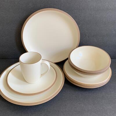 Lot 161:  Dansk Santiago White Dinnerware & Serving Set (Service for 8)