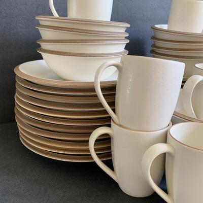 Lot 161:  Dansk Santiago White Dinnerware & Serving Set (Service for 8)