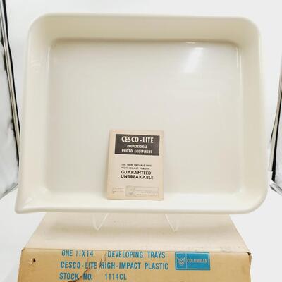CESCO-LITE HIGH-IMPACT PLASTIC 11X14 DEVELOPING TRAY 