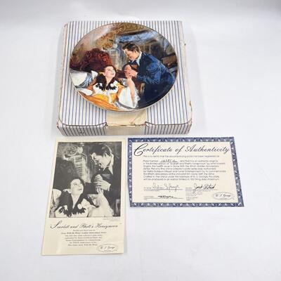 W. S. GEORGE CHINA ~ GONE WITH THE WIND *GOLDEN ANNIVERSARY SERIES* #12 ~ "SCARLETT AND RHETTâ€™S HONEYMOONâ€