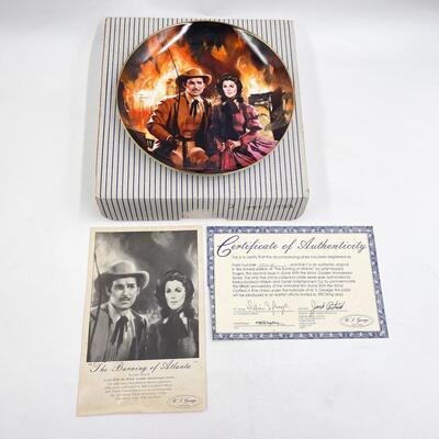 W. S. GEORGE CHINA ~ GONE WITH THE WIND *GOLDEN ANNIVERSARY SERIES* #2 ~ "THE BURNING OF ATLANTAâ€