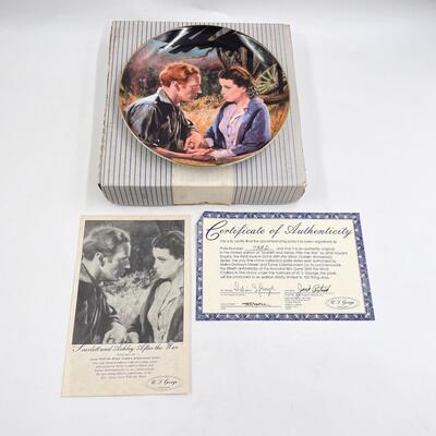 W. S. GEORGE CHINA ~ GONE WITH THE WIND *GOLDEN ANNIVERSARY SERIES* #3 ~ "SCARLETT AND ASHLEY AFTER THE WARâ€