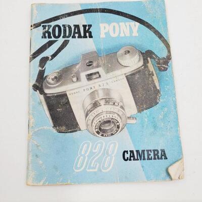 KODAK PONY 828 CAMERA AND FIELD CASE