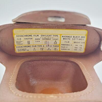 KODAK PONY 828 CAMERA AND FIELD CASE