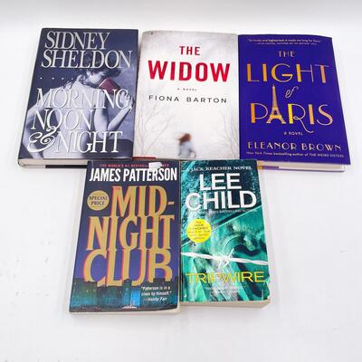 HARDBACK & PAPERBACK NOVEL LOT