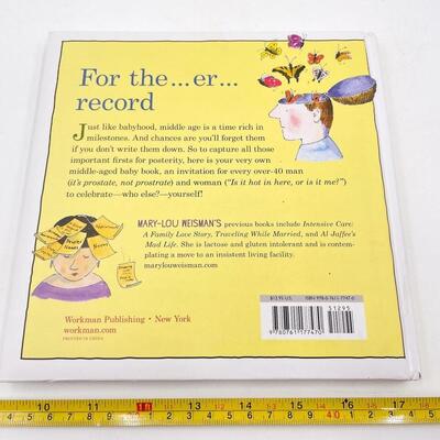 â€œMY MIDDLE-AGED BABY BOOKâ€ BY MARY-LOU WEISMANN FUNNY DOCUMENTING BOOK