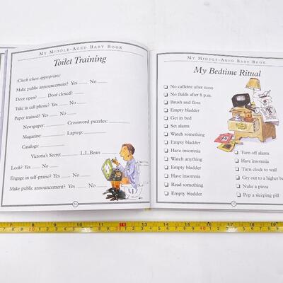 â€œMY MIDDLE-AGED BABY BOOKâ€ BY MARY-LOU WEISMANN FUNNY DOCUMENTING BOOK