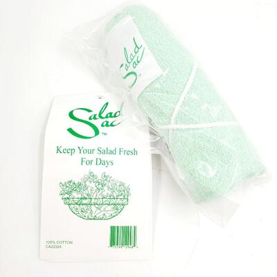 100% COTTON SALAD SAC NEW IN PACKAGE