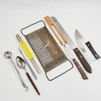 VINTAGE ECKO, ALL-IN-ONE, FOLEY AND MORE KITCHEN GADGET AND UTENSIL BUNDLE 