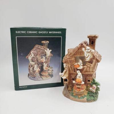 PACIFIC RIM 8 INCH CERAMIC GHOSTLY WATERWHEEL WITH BOX