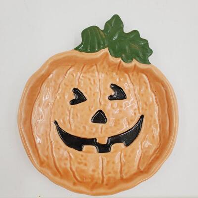 CERAMIC PUMPKIN DECOR BUNDLE OF 2