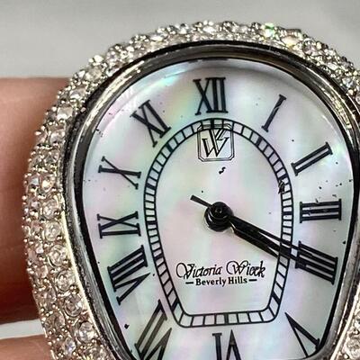 Silver Tone Victoria Weick Beverly Hills Woman's Watch