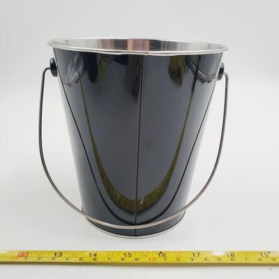 METAL HALLOWEEN BAT BUCKETS BUNDLE OF 5