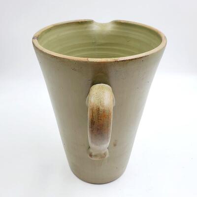 DECORATIVE GREEN PITCHER~POTTERY MADE IN ITALY