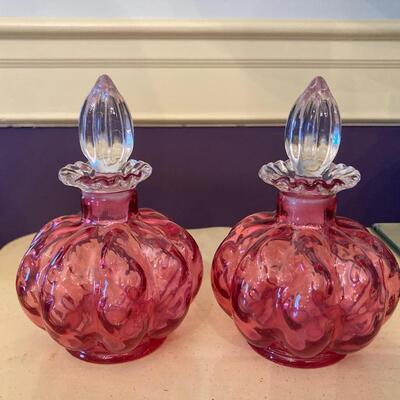 Cranberry Perfume Bottles