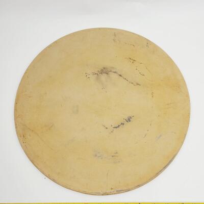 THE PAMPERED CHEF K O46 USA 15 INCH ROUND STONEWARE 