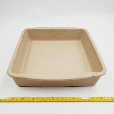 THE PAMPERED CHEF ~USA~FAMILY HERITAGE COLLECTION 9X9 BAKEWARE STONEWARE