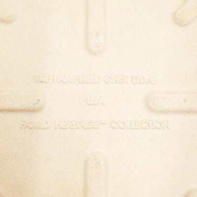THE PAMPERED CHEF ~USA~FAMILY HERITAGE COLLECTION 9X9 BAKEWARE STONEWARE