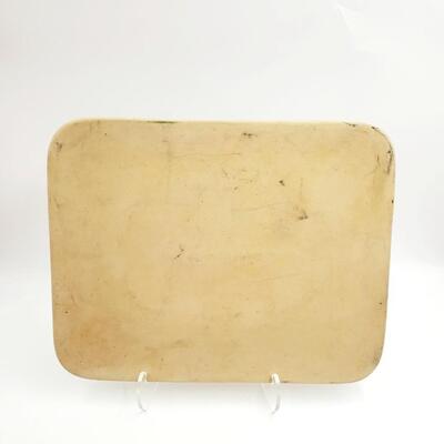 THE PAMPERED CHEF 15X12 RECTANGULAR STONE STONEWARE