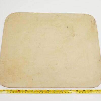 THE PAMPERED CHEF 15X12 RECTANGULAR STONE STONEWARE