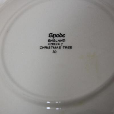 Spode Christmas Tree 4 cereal bowls 6.25"  (JS/LG)