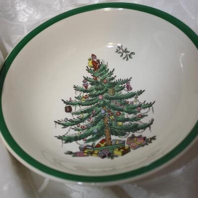 Spode Christmas Tree 4 cereal bowls 6.25"  (JS/LG)