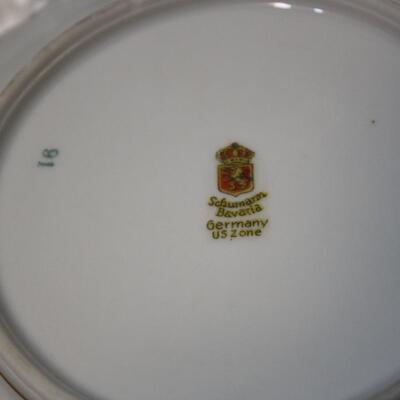 Schumann Bavaria U.S. zone pierced bowl 7.5"   (JS/LG)