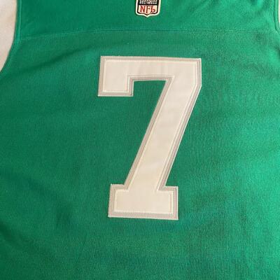 Lot 359: Vintage Eagles Gear (Signed Jaworski Shirt)