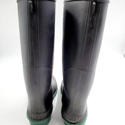 BLACK MUD BOOTS SIZE 10 MADE IN USA
