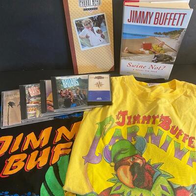 Lot 365: Jimmy Buffett Concert Teeâ€™s, CDâ€™s & more