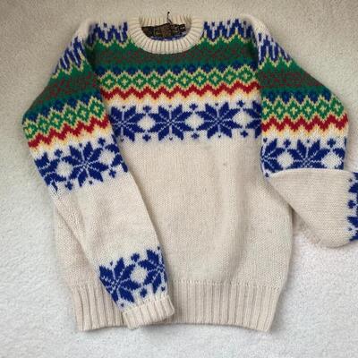 Lot 369: Vintage Ralph Lauren & Eddie Bauer Ski Sweaters