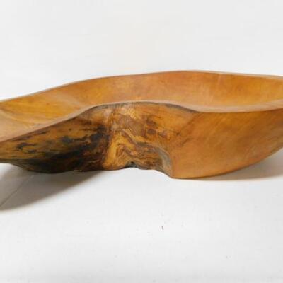 Hand Carved Solid Wood Tree Root Bowl 22