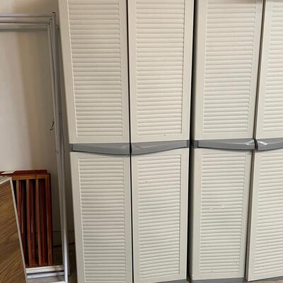 Lot 394  Rubbermaid Storage Cabinet