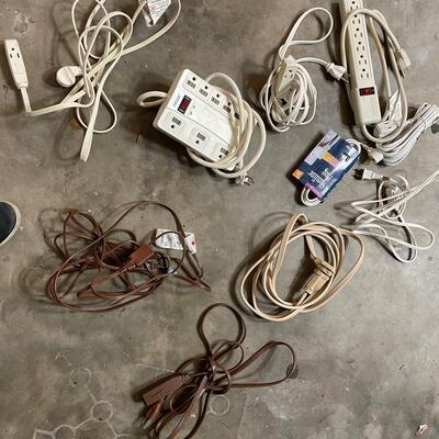 Lot 401  Extension Cords and Surge Protectors