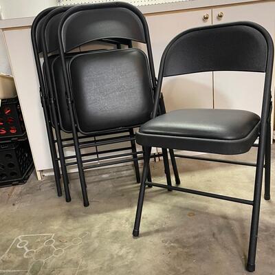 Lot 420  Four Folding Chairs