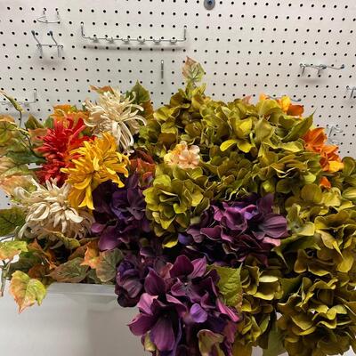 Lot 433  Bin of Fall Flowers