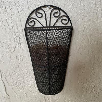 Lot 448  Five Metal Mesh Planters