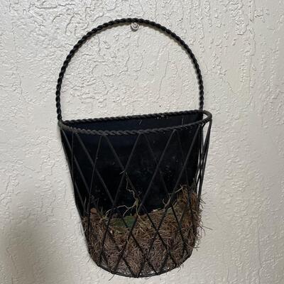 Lot 448  Five Metal Mesh Planters