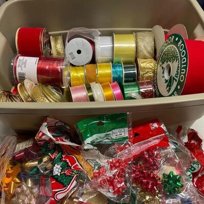 Lot 456  Assortment of Ribbons and Bows