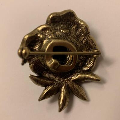 Heidi Daus Crystal Rose Brooch